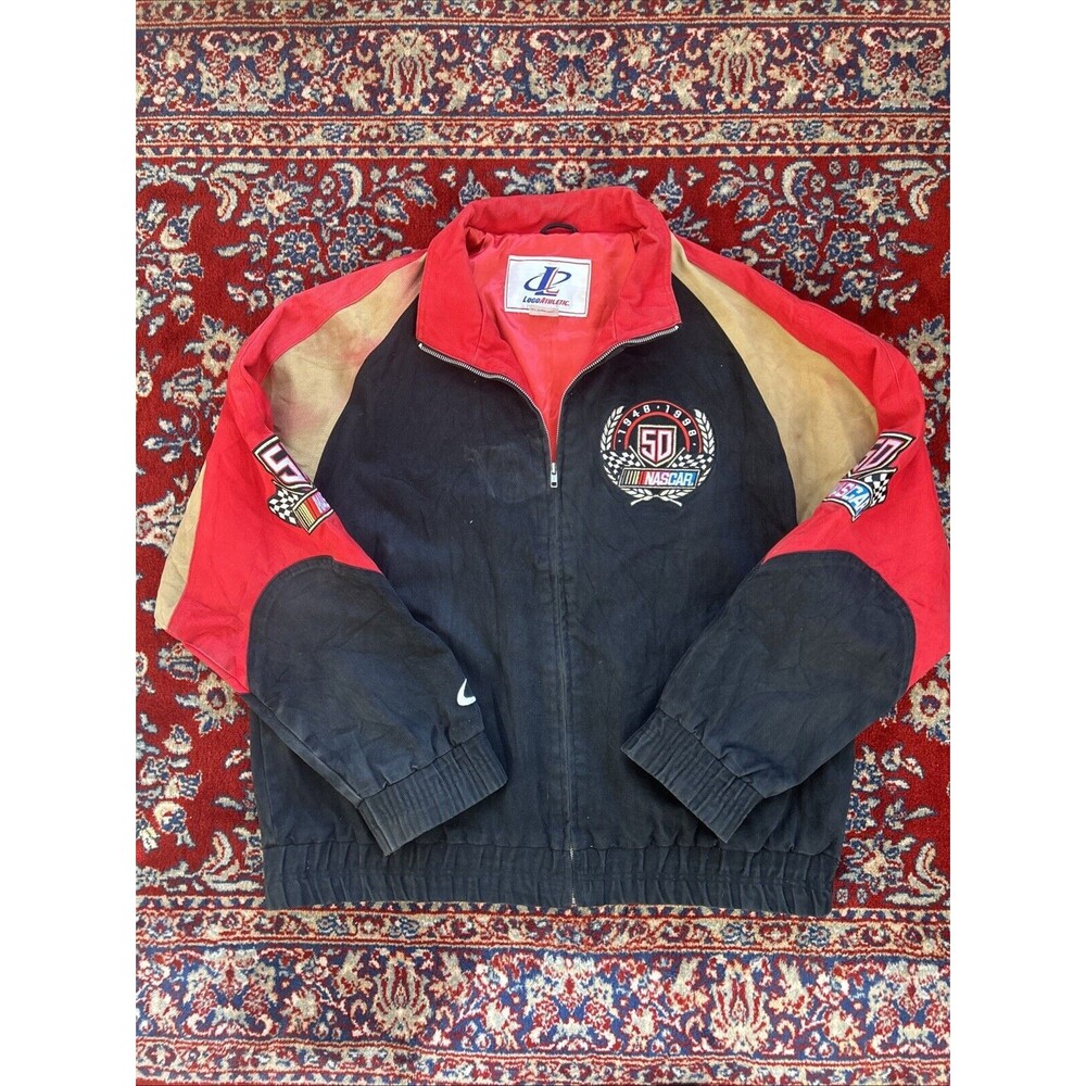 NASCAR 50TH Anniversary 1948-1998 Racing Jacket Coat by Logo Athletic - Size L